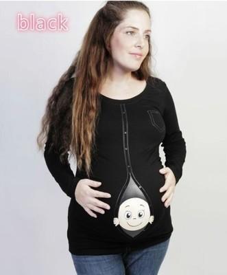 Autumn women maternity t-shirt full sleeve tops pregnancy clothes cartoon casual sweatshirt mother's maternity tops clothes