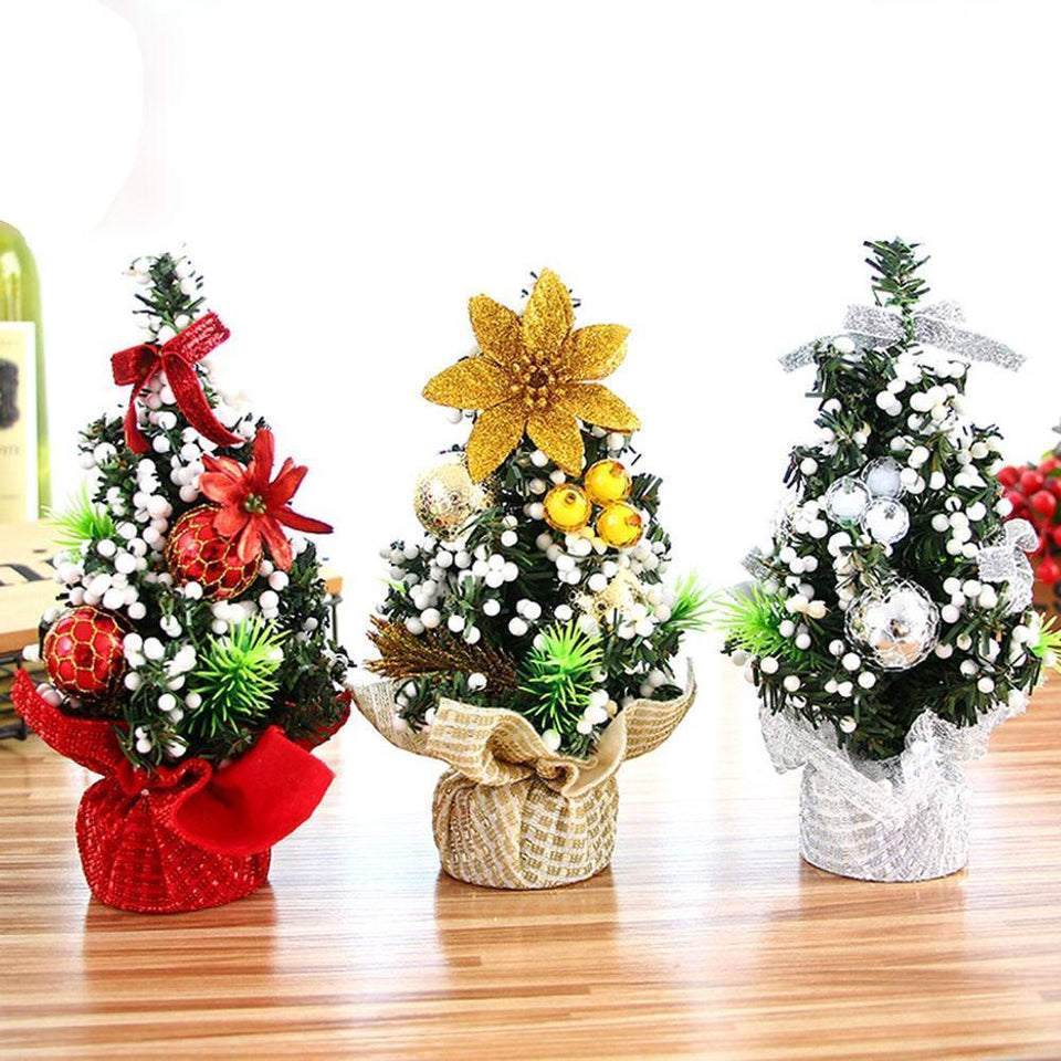 Merry Christmas Tree Bedroom Desk Decoration Toy Doll