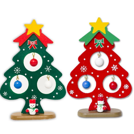 Christmas New Year's Tree Small Ornament Tree Decorations