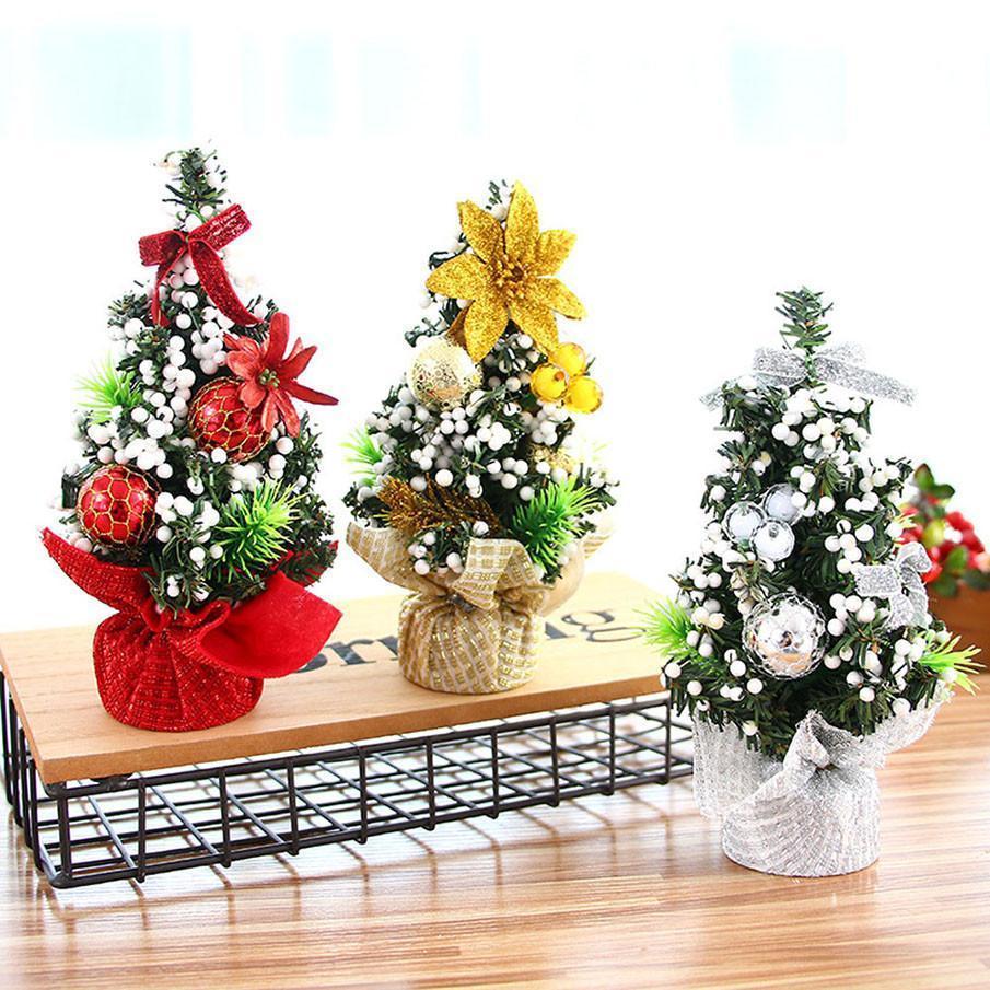 Merry Christmas Tree Bedroom Desk Decoration Toy Doll