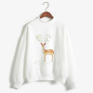 Fashion Christmas Sweater Long Sleeve Women Winter Pullover