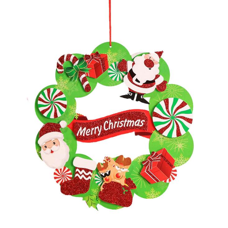 Christmas 3D Paper garland Christmas Snowman Decoration