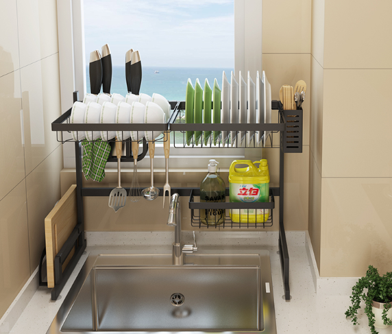 Stainless steel drain rack