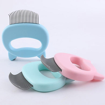 Pet Hair Removal Massaging Shell Comb