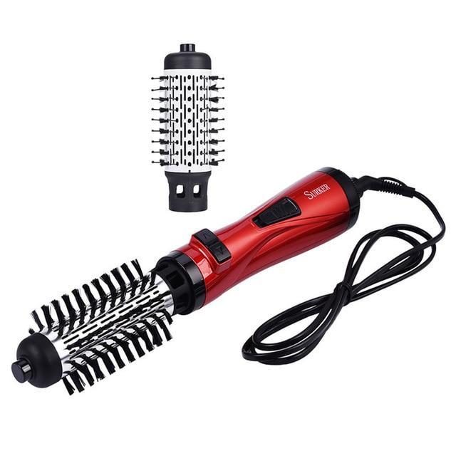 ONE-STEP 2 in 1 Ceramic Rotating Curling Iron Brush