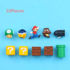 3D Super Mario Resin Fridge Magnets 14PCS