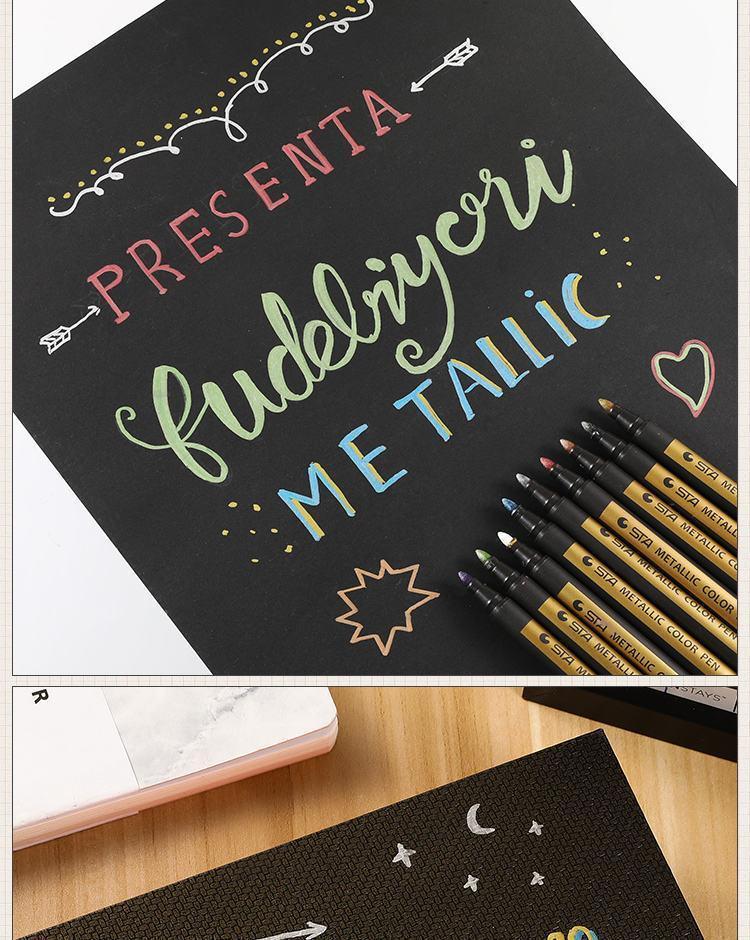 Metallic Brush Pens