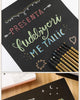 Metallic Brush Pens