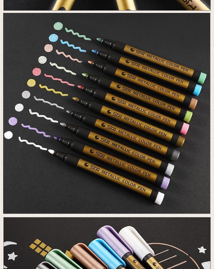 Metallic Brush Pens