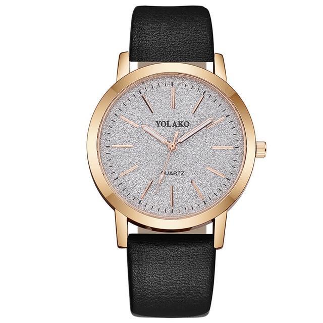 Luxury Brand Leather Quartz Women's Watch