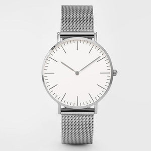 Ultra Thin Stainless Steel Mesh Belt Quartz Wrist Watch