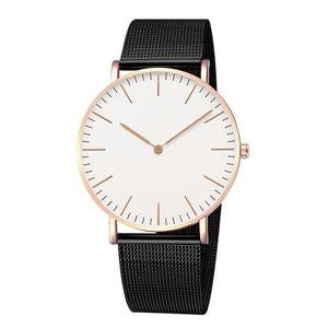 Ultra Thin Stainless Steel Mesh Belt Quartz Wrist Watch