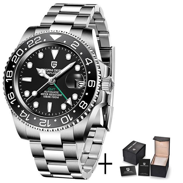 Sapphire Glass 40MM Ceramic GMT Mechanical Watches