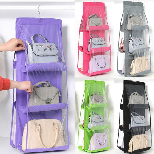 6 Pocket Foldable Hanging Bag