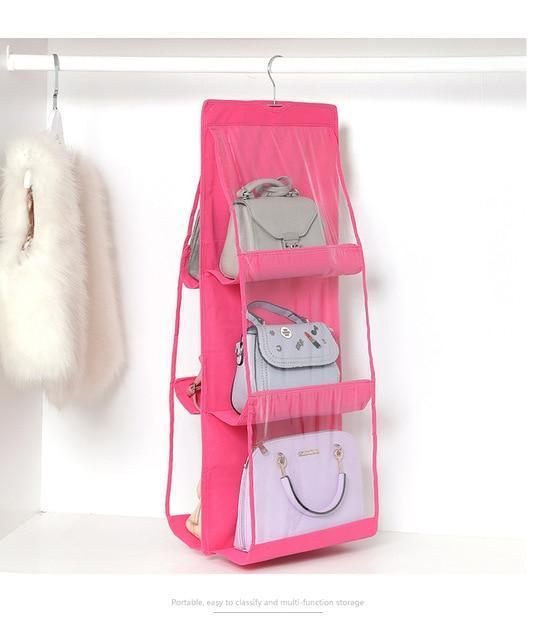 6 Pocket Foldable Hanging Bag