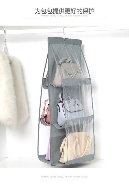 6 Pocket Foldable Hanging Bag