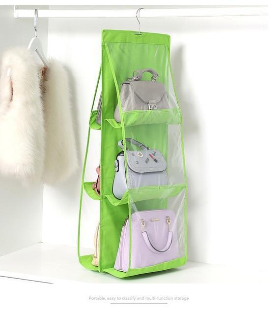 6 Pocket Foldable Hanging Bag