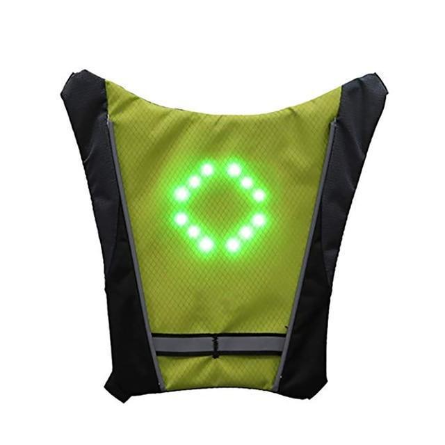 THE LED VEST WHITH DIRECTION INDICATORS