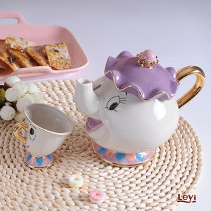 Beauty And The Beast Teapot Cup set