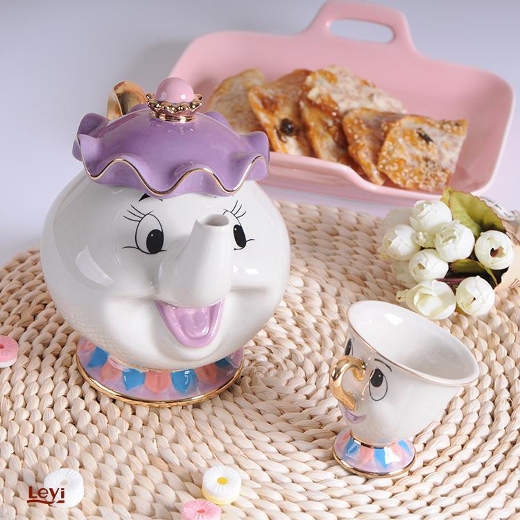 Beauty And The Beast Teapot Cup set