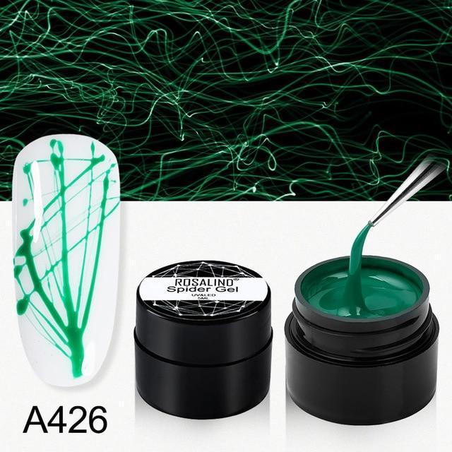 Glow in the Dark Spider Nail Gel 3PCS