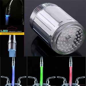 LED Colorful Glow Faucet Light