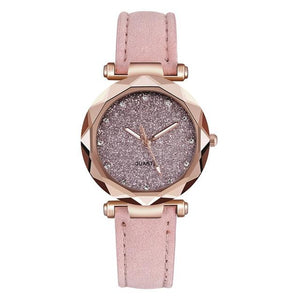 Casual Women Romantic Starry Sky Wrist Watch