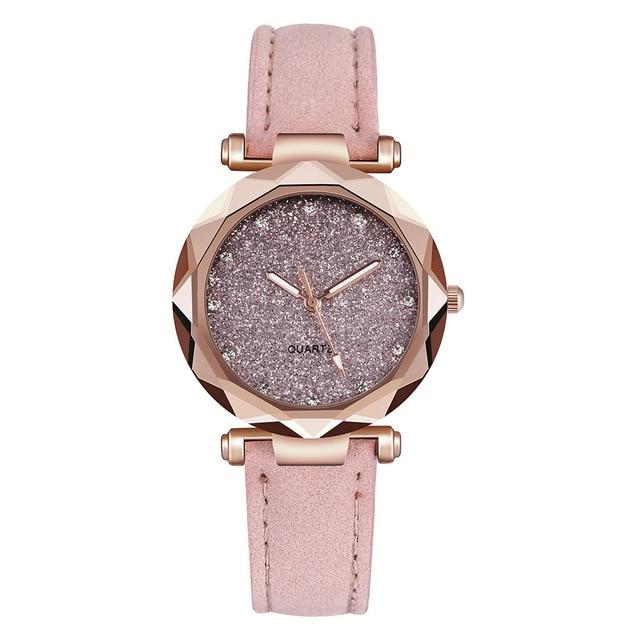 Casual Women Romantic Starry Sky Wrist Watch