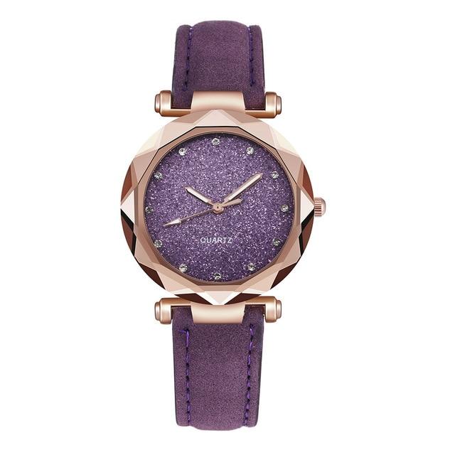 Casual Women Romantic Starry Sky Wrist Watch