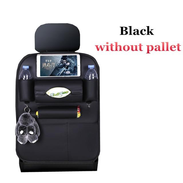 High Quality PU Leather Car Seat Back Organizer