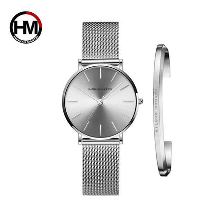 Rose Gold Stainless Steel Mesh Ladies watch relogio feminino