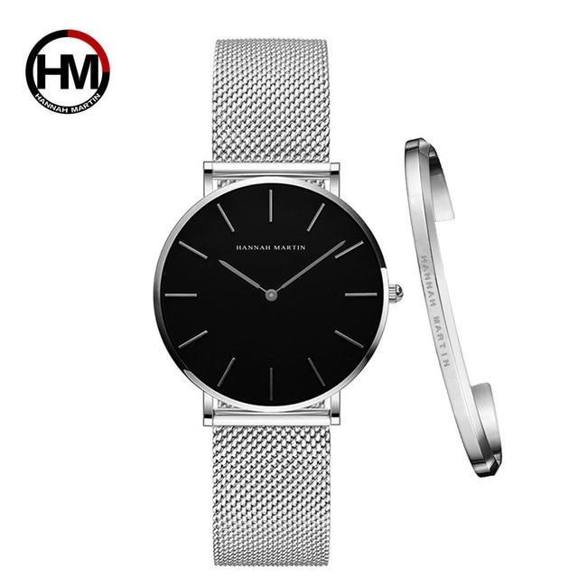 Rose Gold Stainless Steel Mesh Ladies watch relogio feminino