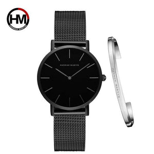 Rose Gold Stainless Steel Mesh Ladies watch relogio feminino