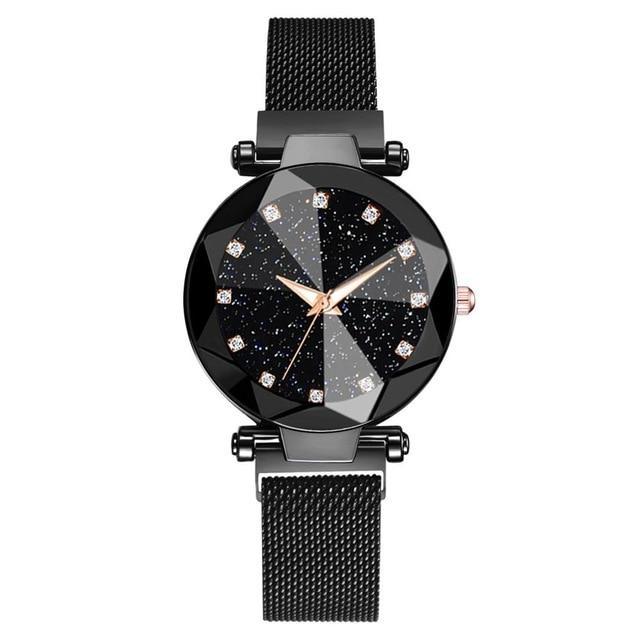 Women Luxury Starry Sky Stainless Steel Bracelet Watches