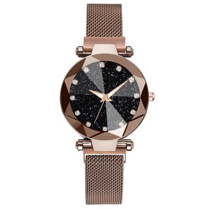 Women Luxury Starry Sky Stainless Steel Bracelet Watches