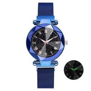 Women Luxury Starry Sky Stainless Steel Bracelet Watches