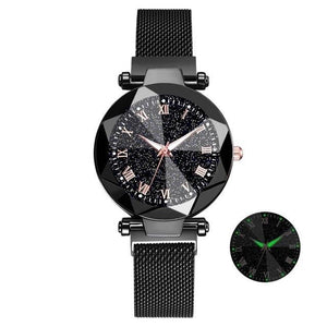 Women Luxury Starry Sky Stainless Steel Bracelet Watches