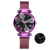 Women Luxury Starry Sky Stainless Steel Bracelet Watches