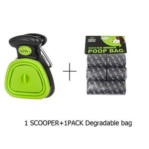 Pooper Scooper with bag attached