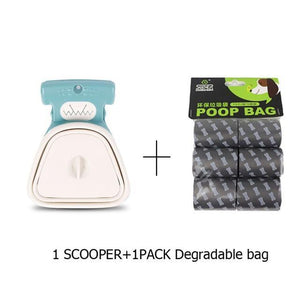 Pooper Scooper with bag attached