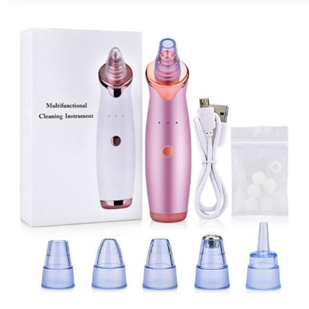 Blackhead Remover Face Deep Nose Cleaner T Zone Pore Acne Pimple Removal Vacuum Suction Facial Diamond Beauty Clean Skin Tools