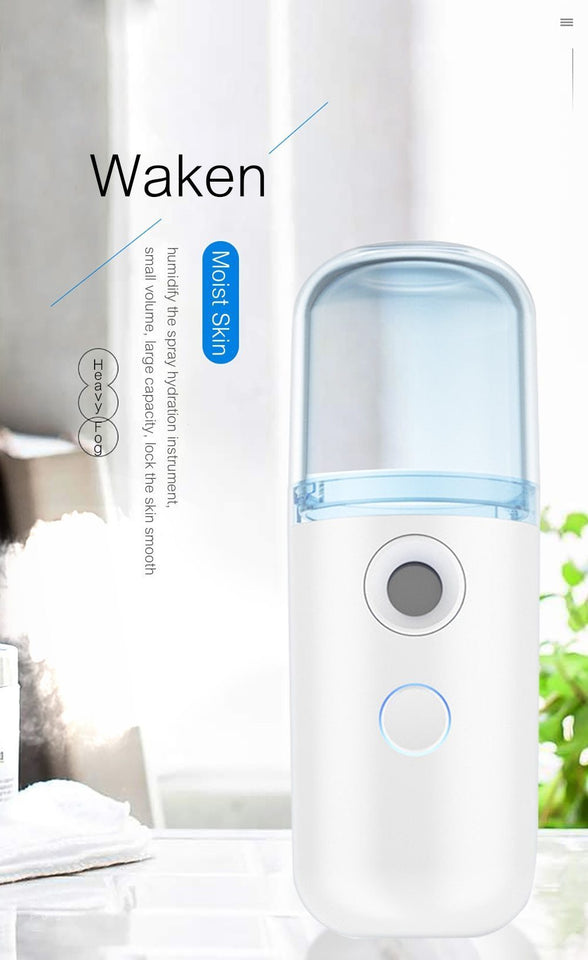 Mini Nano Face Steamer USB Nebulizer Facial Sprayer Humidifier
