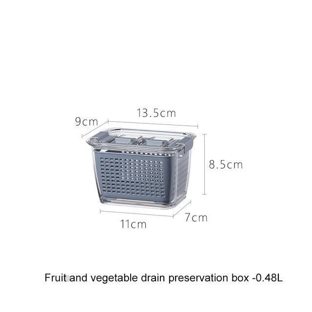 Fresh Produce Vegetable Fruit Storage Containers 3PACKS