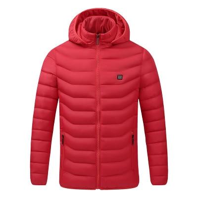 2020 Men Winter Warm USB Heating Waterproof Warm Jackets