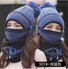 3PCS WOMEN WINTER SCARF SET