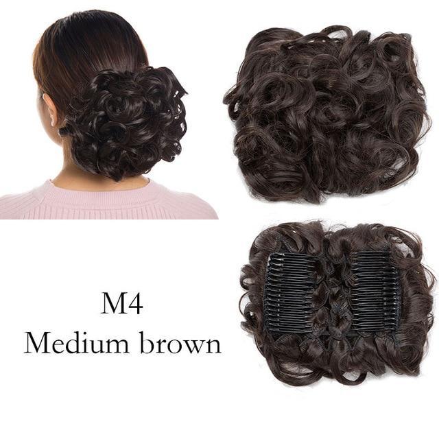 Curly Bun Comb Clip