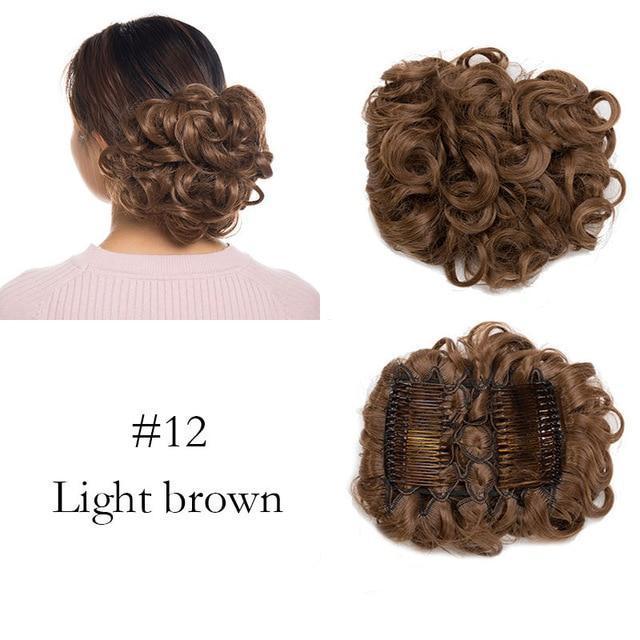 Curly Bun Comb Clip