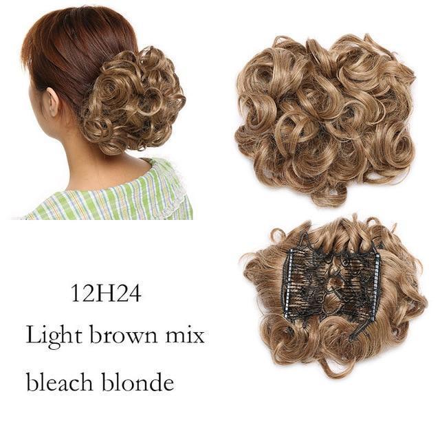 Curly Bun Comb Clip