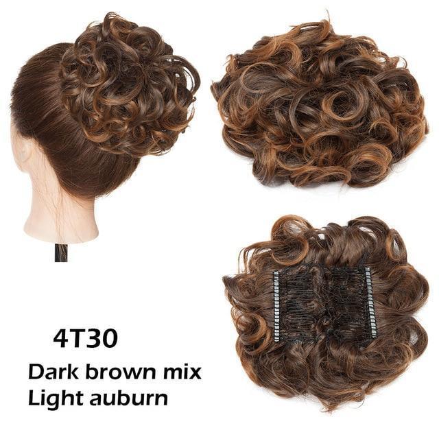 Curly Bun Comb Clip