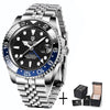 Sapphire Glass 40MM Ceramic GMT Mechanical Watches